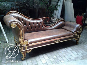 Kursi Sofa Luis Cambuk Jati Klasik