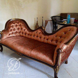 Kursi Sofa Luis Jati Klasik