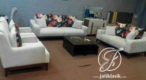 Kursi Sofa Tamu Minimalis Jati Mewah