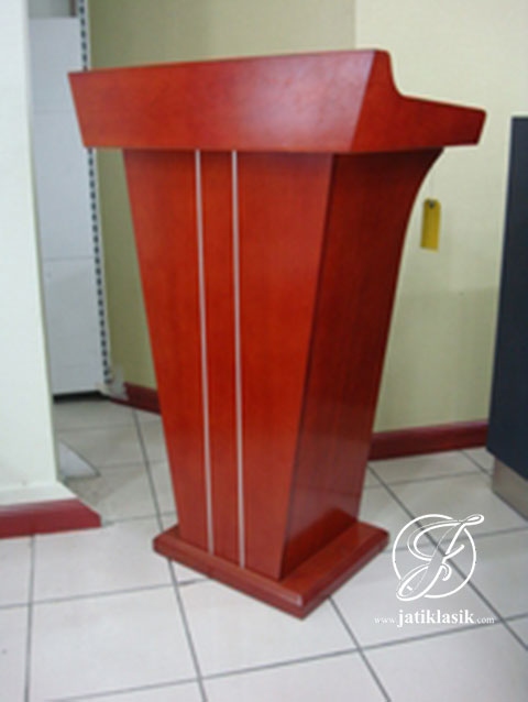 Mimbar Jati Minimalis Simpel Modern