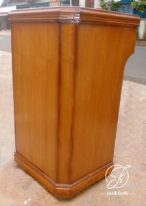 Mimbar Jati Simpel Minimalis Modern