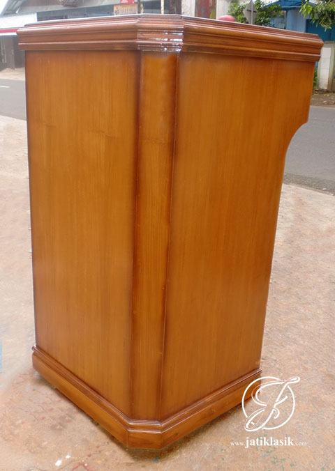 Mimbar Jati Simpel Minimalis Modern
