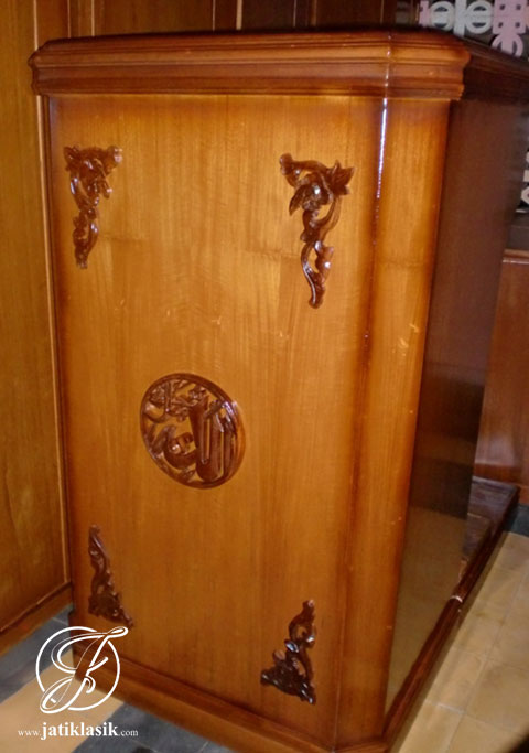 Mimbar Jati Simpel Minimalis Terbaru