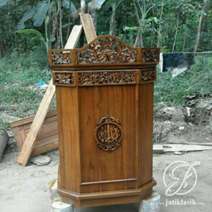 Mimbar Masjid Jati Klasik Jepara