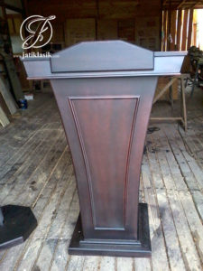 Mimbar Minimalis Modern Jati Mewah