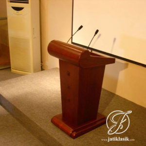 Mimbar Pidato Minimalis Jati Mewah