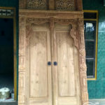 Pintu Gebyok Mewah Jati Ukir Modern