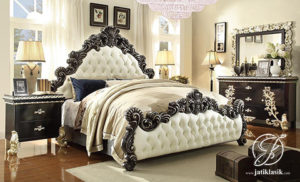 Set Kamar Tidur Jati Ukir Pakistan