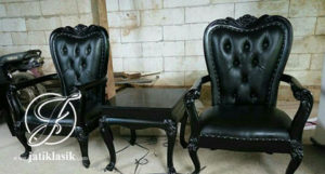 Set Kursi Sofa Ukir Jati Klasik
