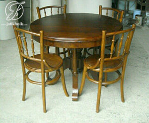 Set Meja Makan Jati Tifani