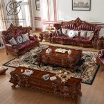 Sofa Tamu Jati Ukir Jepara Mewah Timur