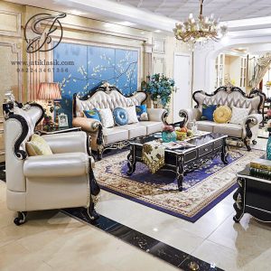 Sofa Tamu Jati Ukir Jepara Modern Bonita