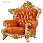 Sofa Tamu Jati Ukir Jepara Modern Olivia