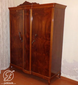 Almari Pakaian 2 Pintu Minimalis Jati Terbaru