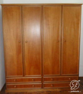 Almari Pakaian Minimalis Modern 4 Pintu