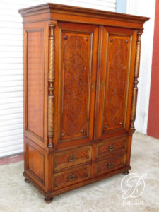 Lemari Pakaian Jati German 2 Pintu