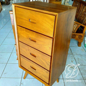 Nakas Minimalis Jati Retro Terbaru