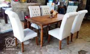 Set Meja Makan French Minimalis