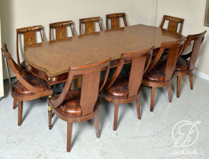 Set Meja Makan Jati Inlay