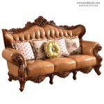 Sofa Tamu Jati Ukir Jepara Mewah Jeanne