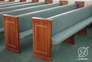 Bangku Gereja Jati Minimalis Modern