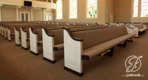 Bangku Gereja Minimalis Cat Duco Mewah