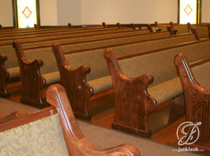 Bangku Gereja Modern Jati Klasik Jepara