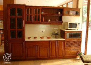 Kitchen Set Lurus Jati Minimalis Modern