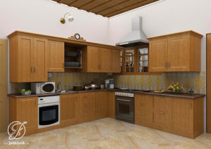 Kitchen Set Minimalis Modern Jati India