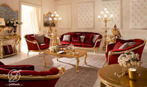 Kursi Sofa Tamu Mewah Jati Ukir Milan