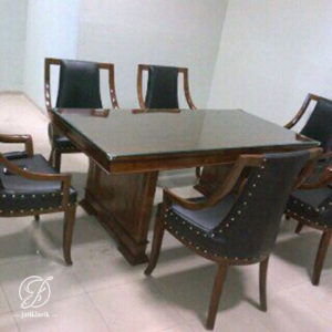 Set Kursi Makan Jati Minimalis Klasik