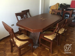 Set Kursi Makan Minimalis Jati Klasik