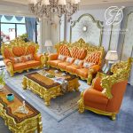 Sofa Tamu Jati Ukir Mewah Jepara Stella