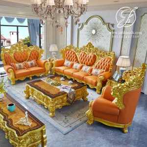 Sofa Tamu Jati Ukir Mewah Jepara Stella
