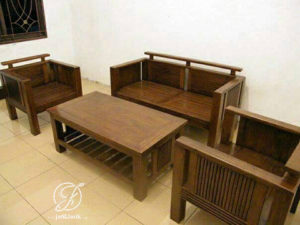 Kursi Tamu Minimalis Engkel Jati Modern