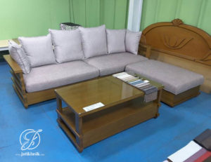 Kursi Tamu Sudut Minimalis Busa Bantalan