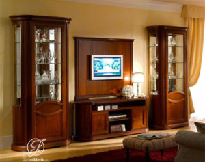 Set Bufet TV Jati Minimalis Italian