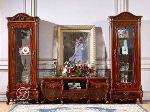 Set Bufet TV Monalisa Jati Ukir Klasik