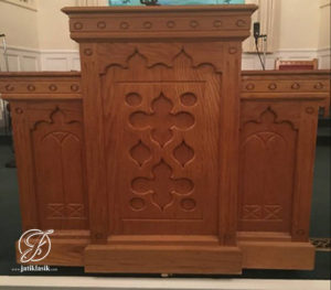 Mimbar Gereja Jati Minimalis Mewah