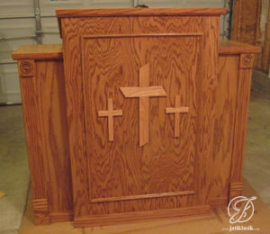 Mimbar Gereja Modern Jati Minimalis