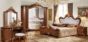 Kamar Set Jati Ukir Eliana Klasik