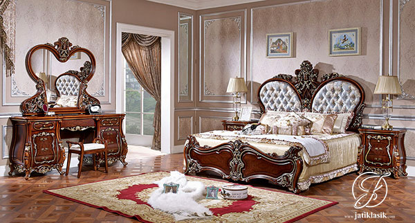 Kamar Set Klasik Jati Ukir Gracia