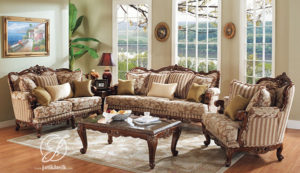 Kursi Sofa Tamu Klasik Jati Ukir Michelle