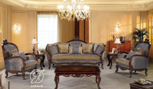 Kursi Sofa Tamu Klasik Jati Ukir Pegasus