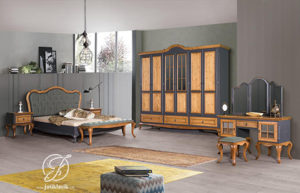 Set Kamar Tidur Rustic Jati Mewah