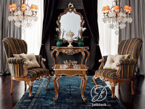 Set Meja Konsul Jati Casanova Klasik