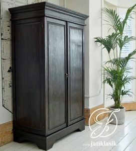 Lemari Pakaian Anak Kayu Jati Simple Minimalis