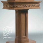 Mimbar Gereja Jati Ukir Jepara