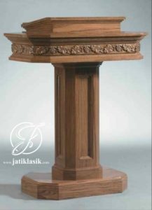 Mimbar Gereja Jati Ukir Jepara