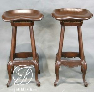 Kursi Bar Klasik Minimalis Kayu Jati